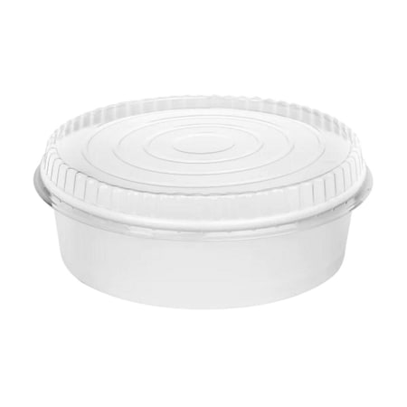 Karat Plastic Lid for Food Bucket, Clear, Plastic, 270PK FP-PSBL203-OPS